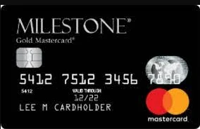 milestone credit card