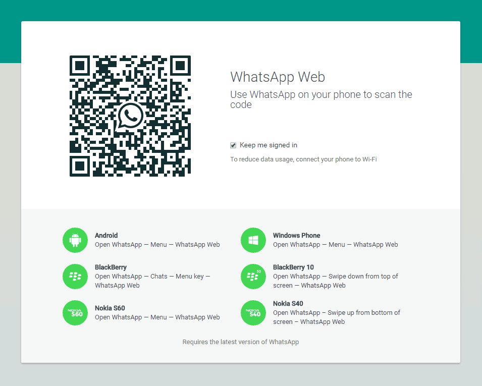 WhatsApp Web Escáner