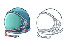 Clip Art:0spcuba5nau= Astronaut Helmet