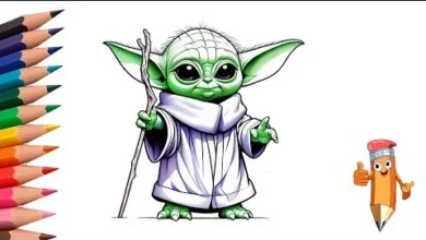 Clip Art:_Hr-Hws-Rdq= Baby Yoda