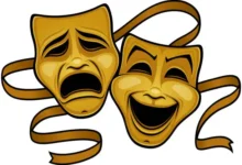 Clip Art:9_G7j57fufu= Drama Masks